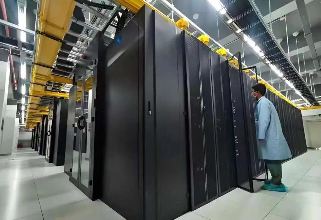 服务器机架实景